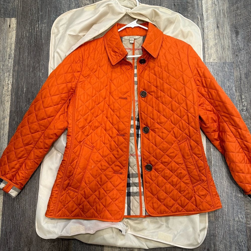 Burberry quilted coat